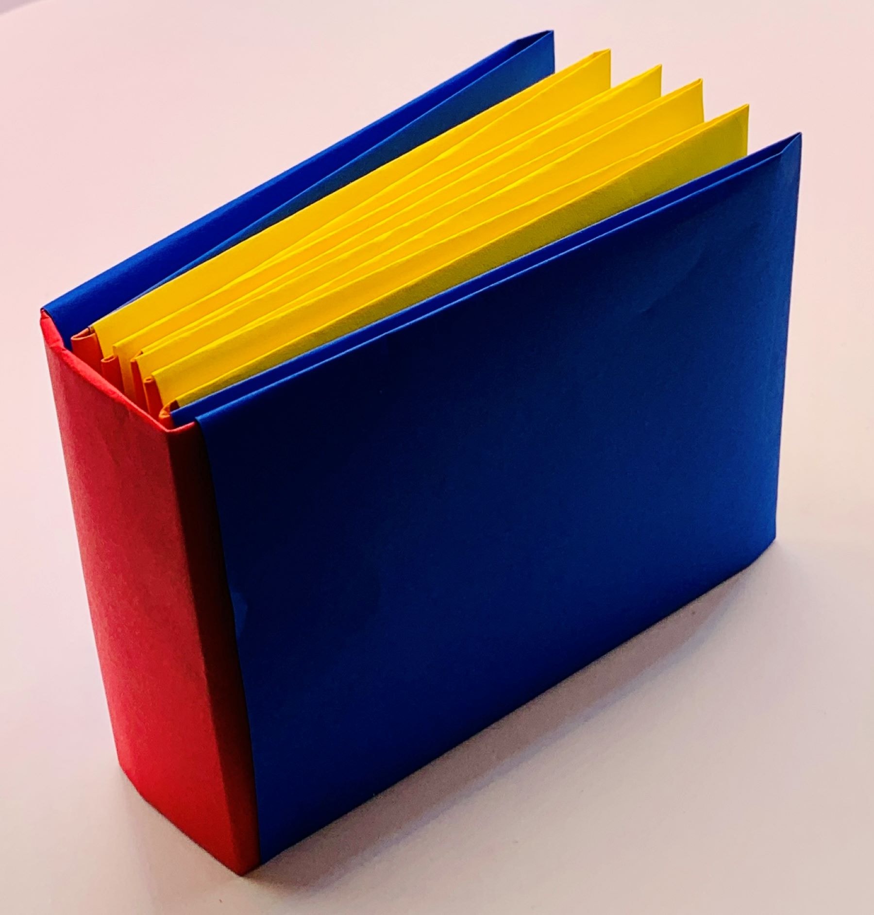 Modular origami book art by Rona